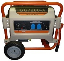 Газовый генератор резервного электроснабжения с воздушным охлаждением GG7200-X